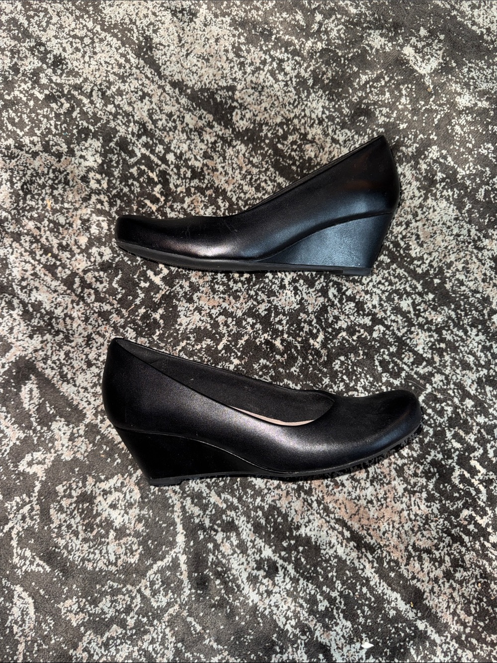 Clark’s Classic Black Wedge Pumps - Women's Professional Comfort